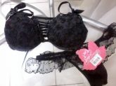 CONJUNTO TELA SOFT FLORAL, COM PASSA FITAS NAS COSTAS